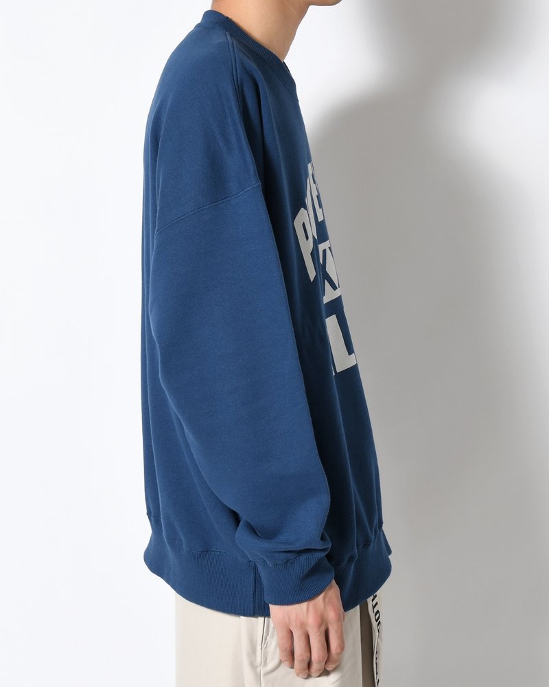 XXL CREWNECK SWEATSHIRT -D.BLUE-