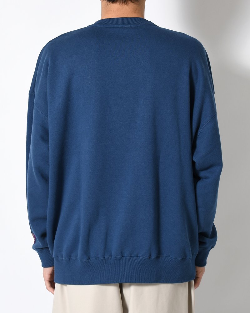 XXL CREWNECK SWEATSHIRT -D.BLUE-