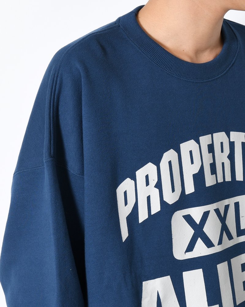 XXL CREWNECK SWEATSHIRT -D.BLUE-