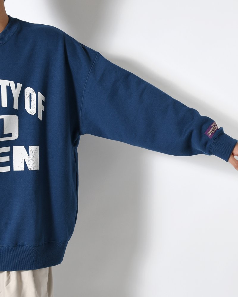 XXL CREWNECK SWEATSHIRT -D.BLUE-