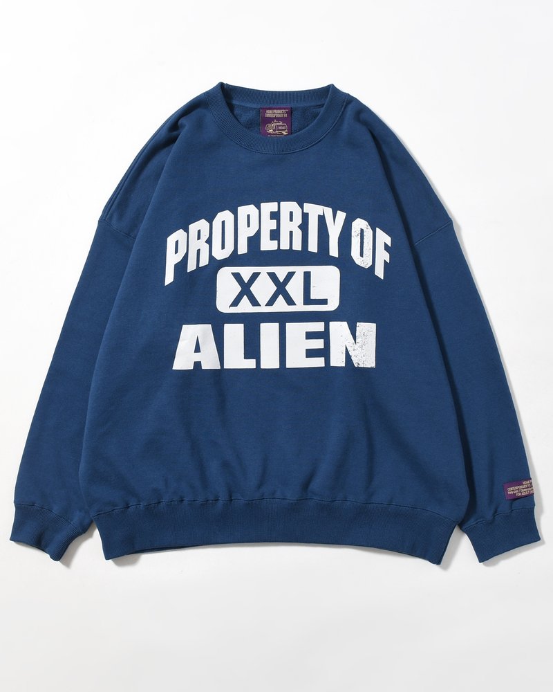 XXL CREWNECK SWEATSHIRT -D.BLUE-