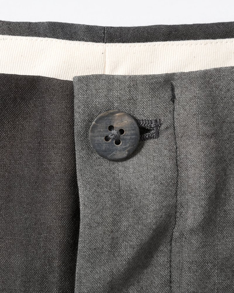 TWO TUCK TROUSERS Bishu Japan Flow dyeing FAB -SUMI-