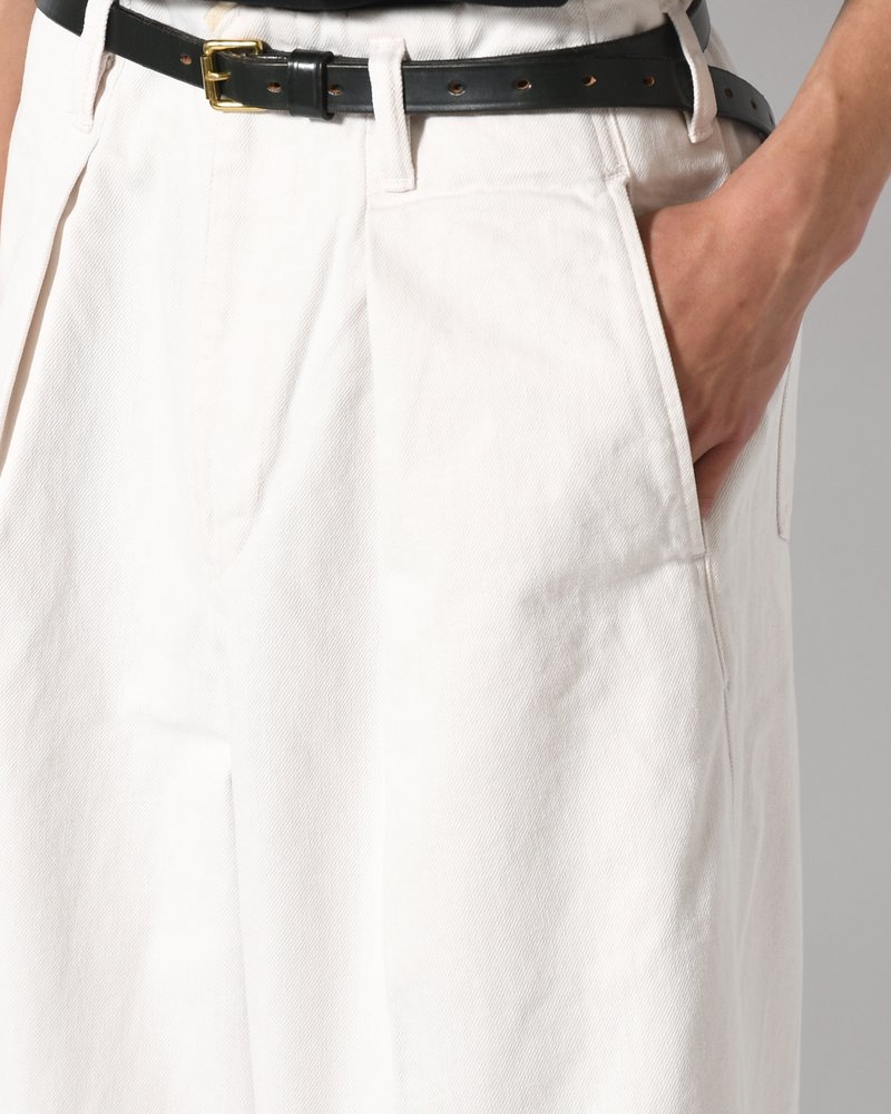 TUCK-BAGGY TYPE 3 Surface dyeing Denim -FADE PINK-