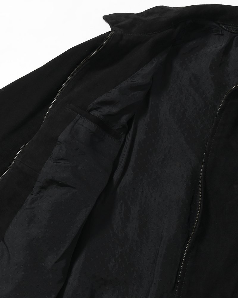 BOY SCOUT GOAT LEATHER BLOUSON India Goat Suede -BLACK-