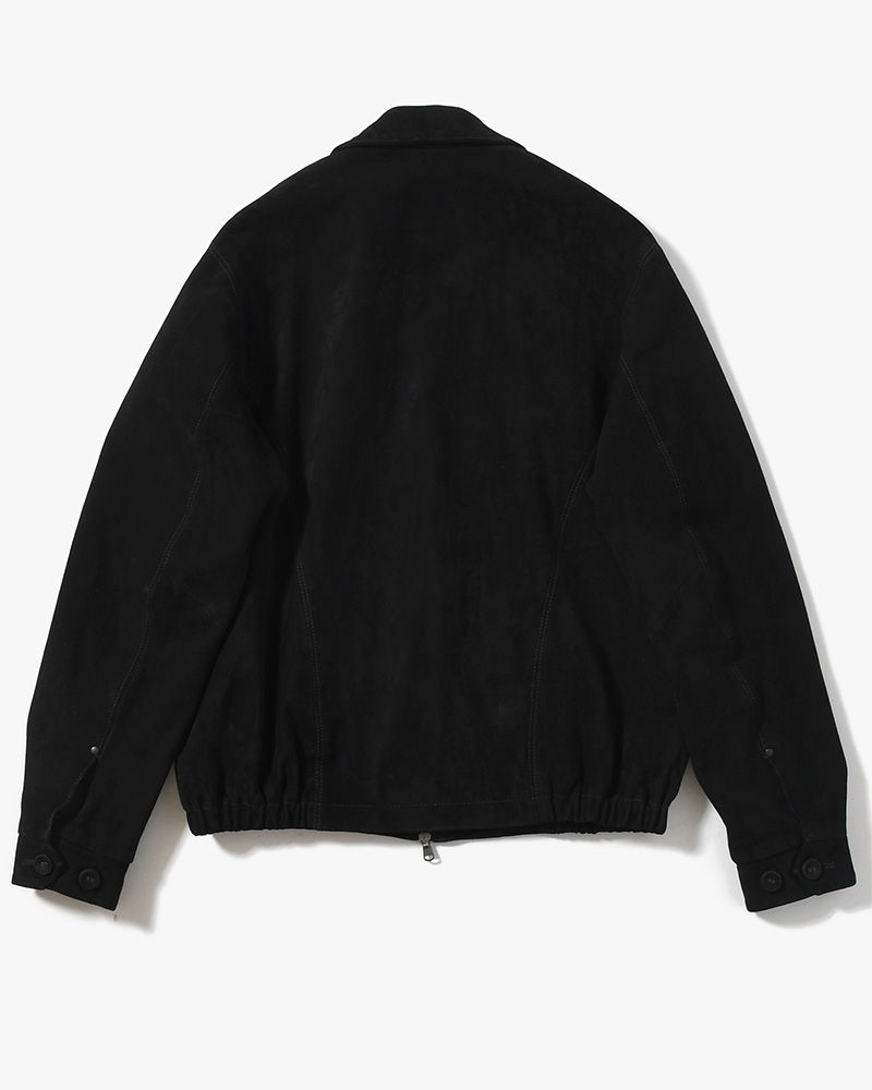 BOY SCOUT GOAT LEATHER BLOUSON India Goat Suede -BLACK-