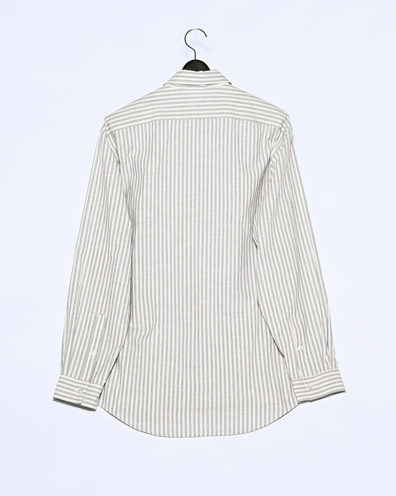 APPLIQUE-DETAIL SHIRT -WHITE-