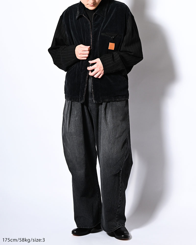 COMBINATION DRIZZLER JACKET -BLACK-