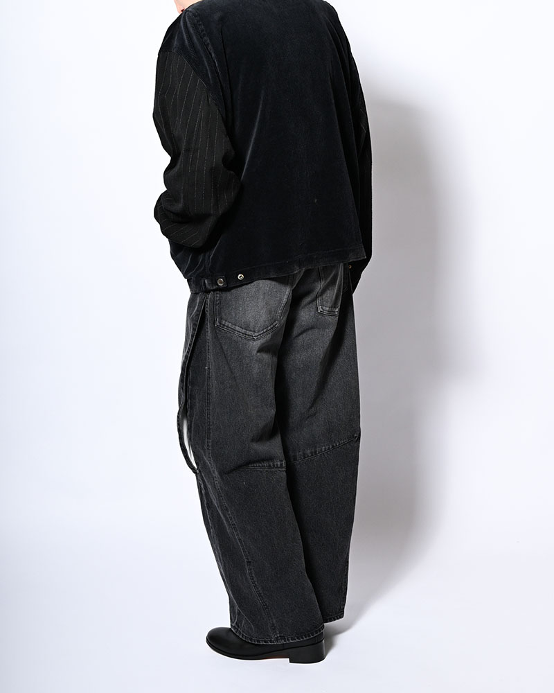 COMBINATION DRIZZLER JACKET -BLACK-