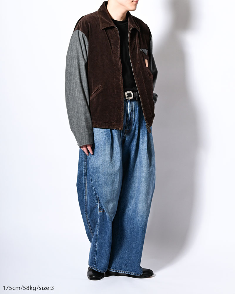 COMBINATION DRIZZLER JACKET -BROWN-