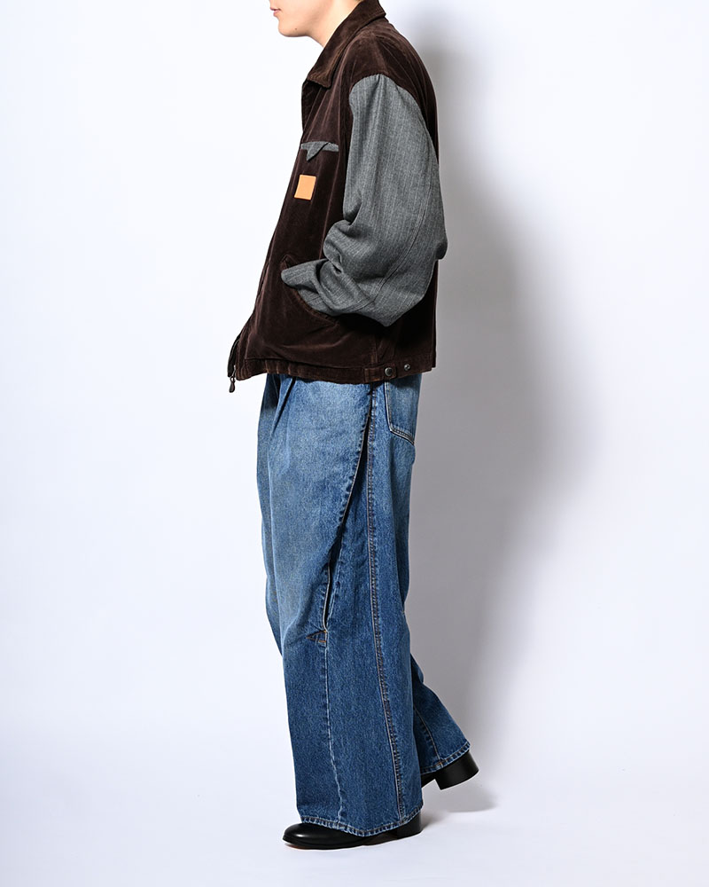 COMBINATION DRIZZLER JACKET -BROWN-