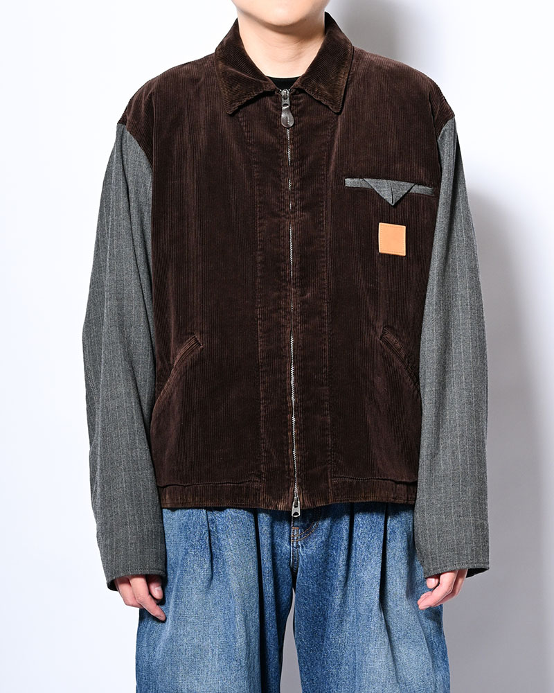 COMBINATION DRIZZLER JACKET -BROWN-
