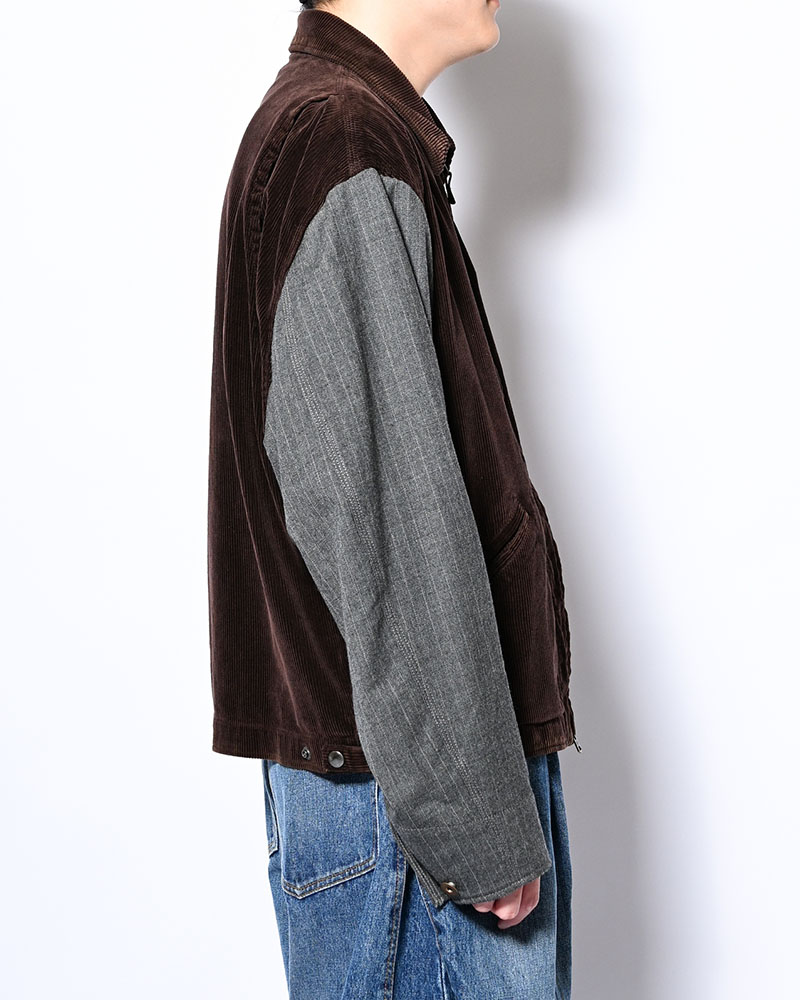 COMBINATION DRIZZLER JACKET -BROWN-
