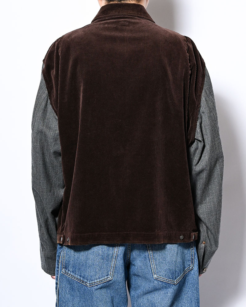 COMBINATION DRIZZLER JACKET -BROWN-