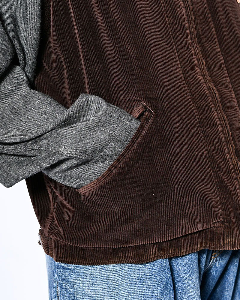 COMBINATION DRIZZLER JACKET -BROWN-