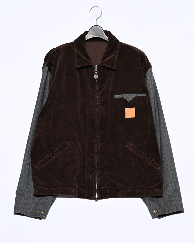 COMBINATION DRIZZLER JACKET -BROWN-