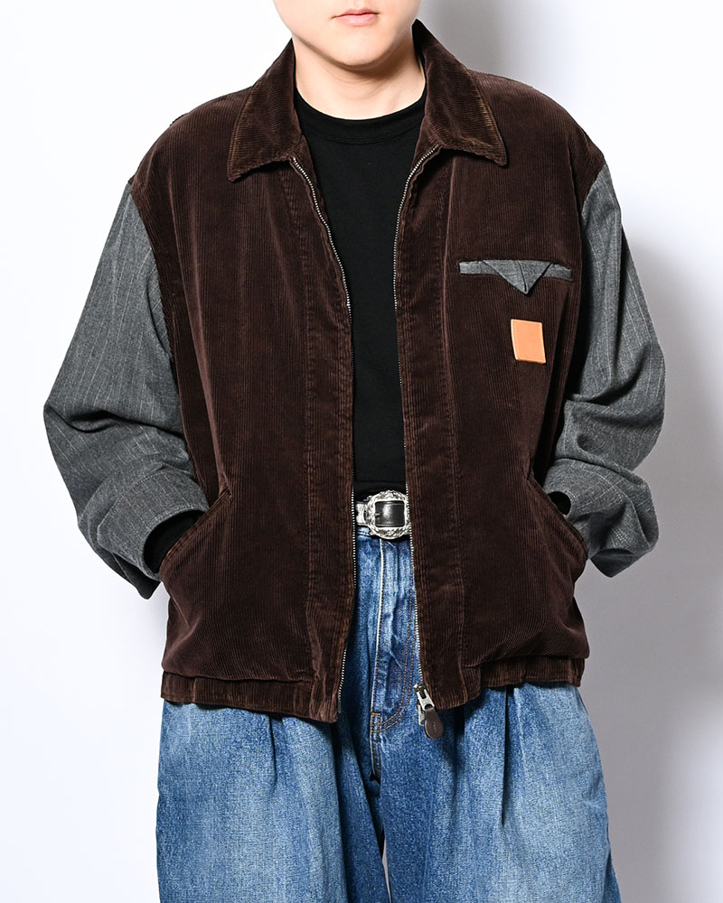 COMBINATION DRIZZLER JACKET -BROWN-
