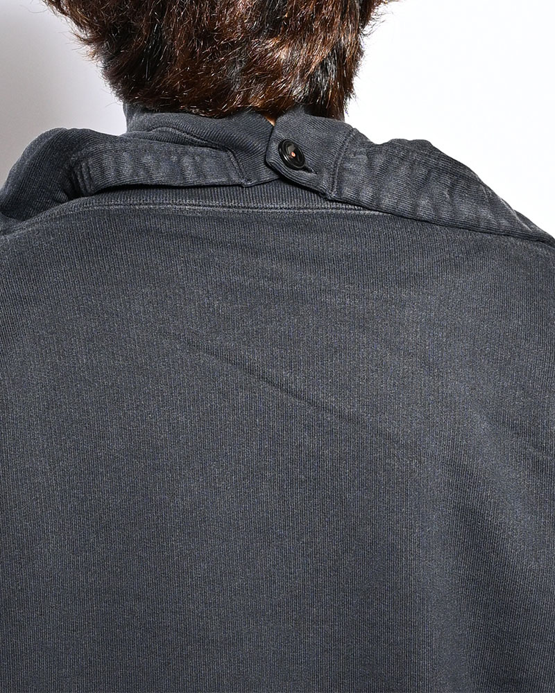 ASYMMETRIC SWEATSHIRT -BLACK-