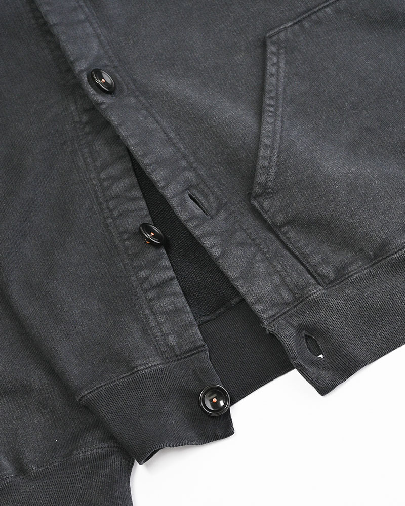 ASYMMETRIC SWEATSHIRT -BLACK-