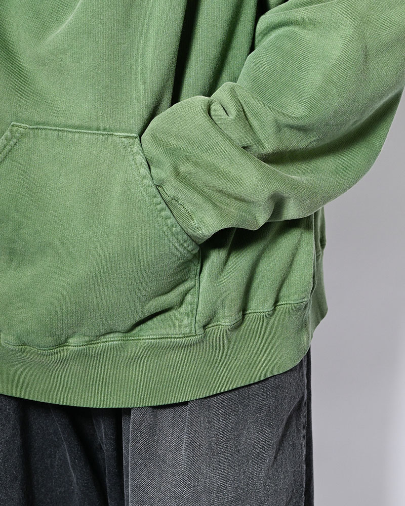ASYMMETRIC SWEATSHIRT -GREEN-