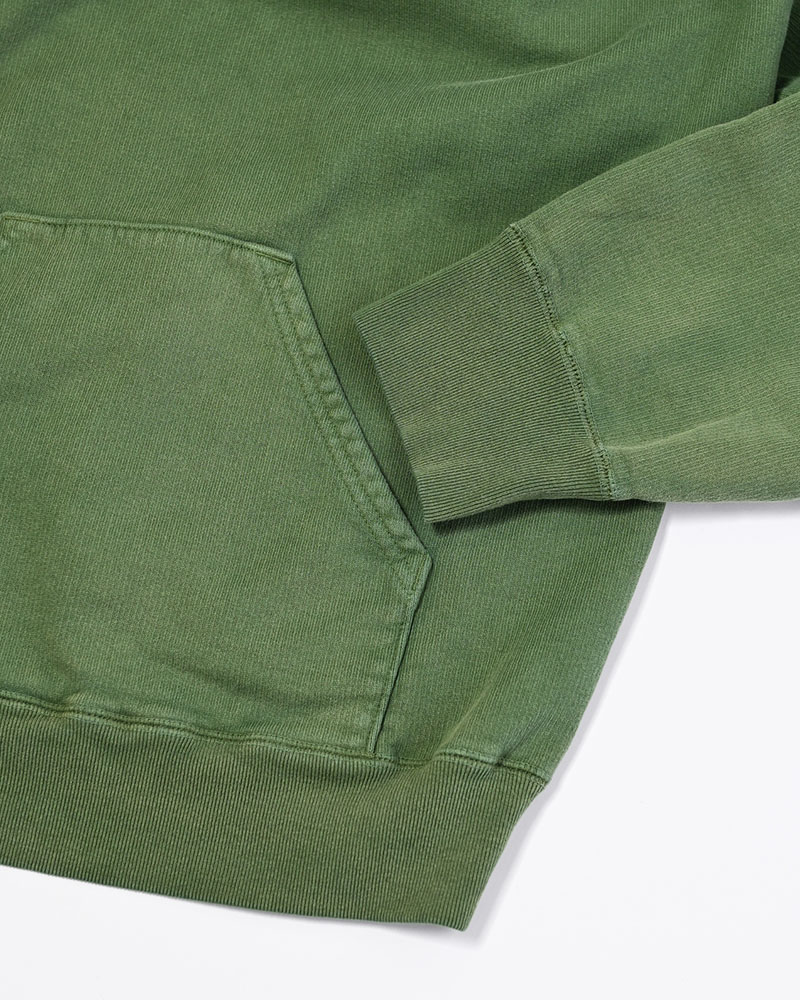 ASYMMETRIC SWEATSHIRT -GREEN-