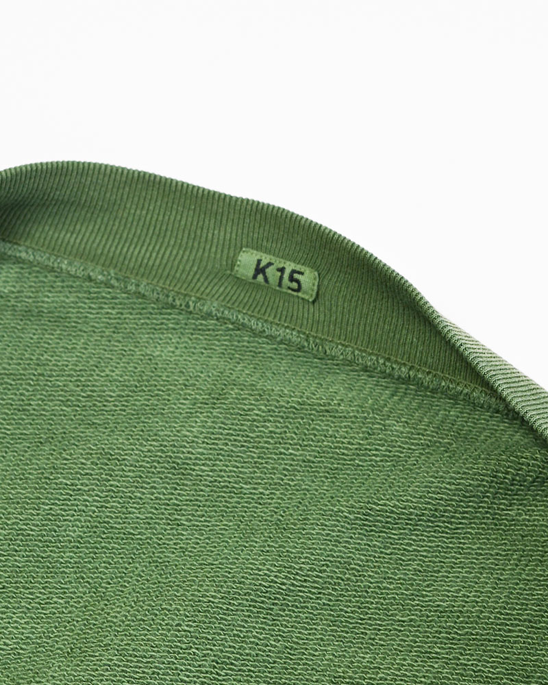 ASYMMETRIC SWEATSHIRT -GREEN-