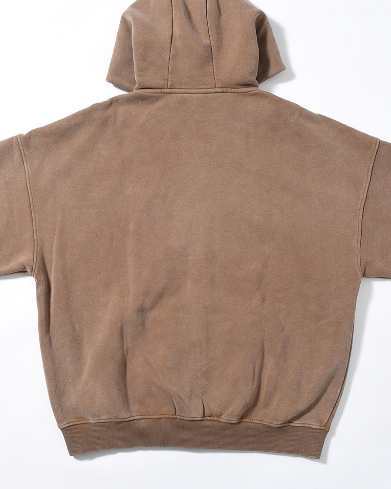 HEART ZIP HOODIE BY MEGU -BROWM-