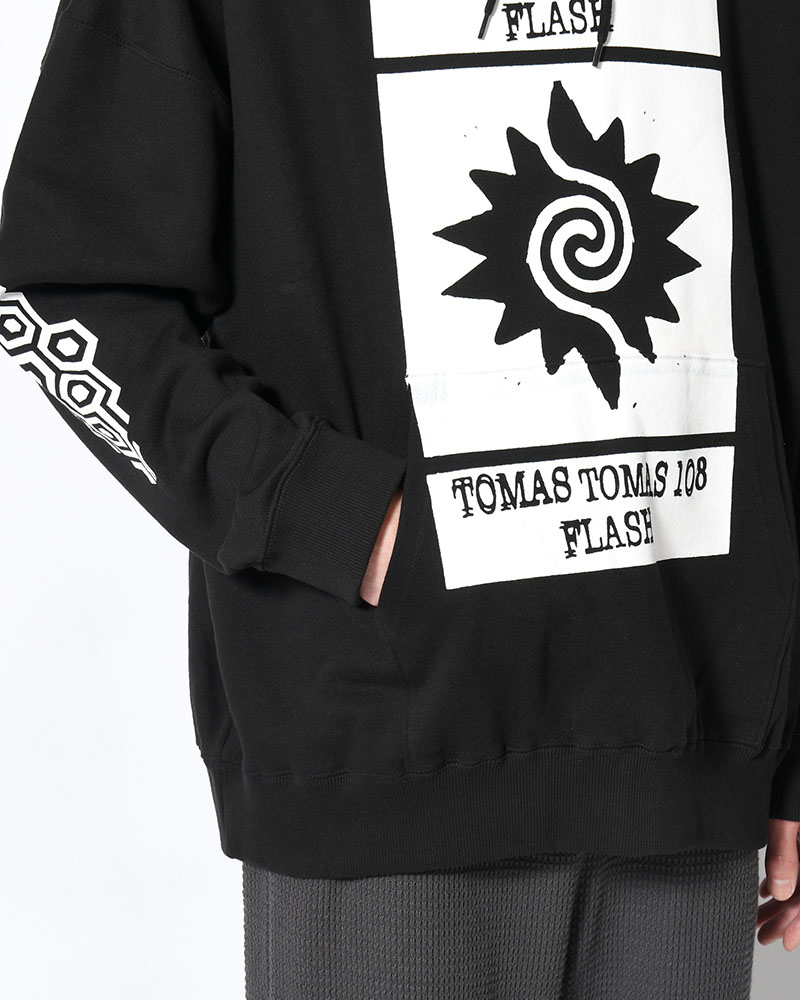 PULL PARKA BY TOMAS -BLACK-