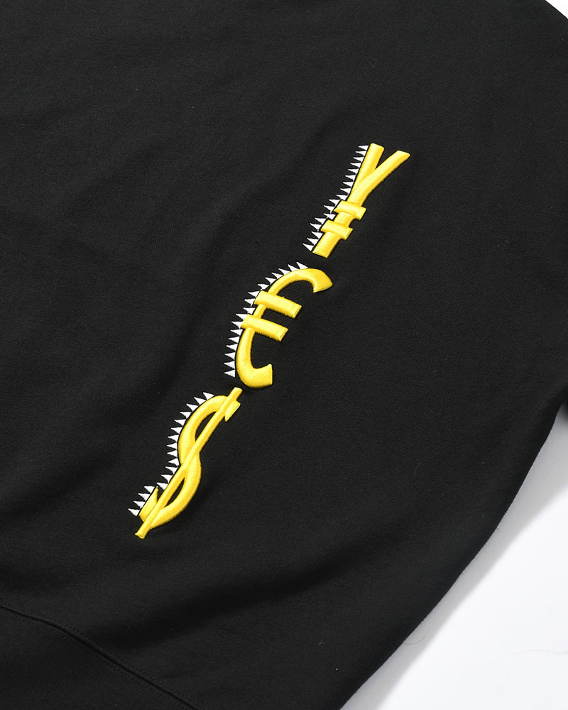 LOGO CREW SWEAT -BLACK-