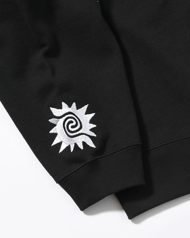 LOGO CREW SWEAT -BLACK-