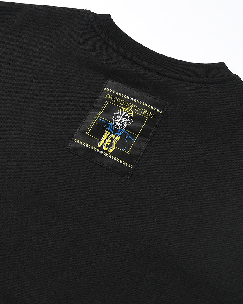 LOGO CREW SWEAT -BLACK-