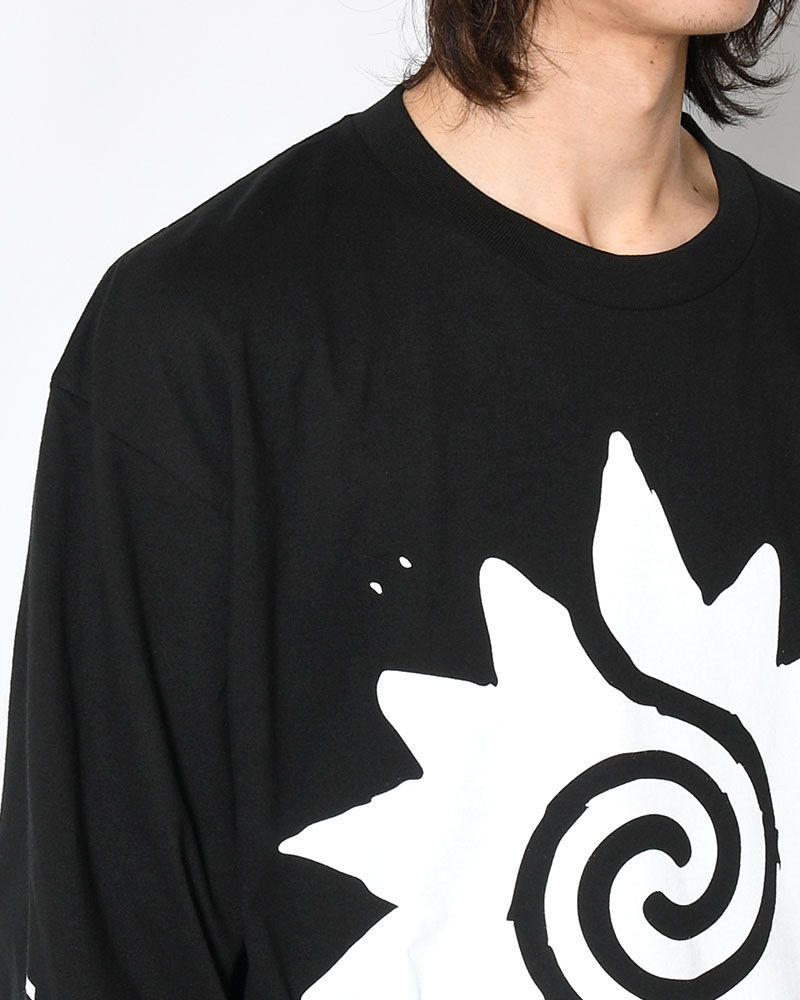 LONG SLEEVE TEE BY TOMAS -BLACK-