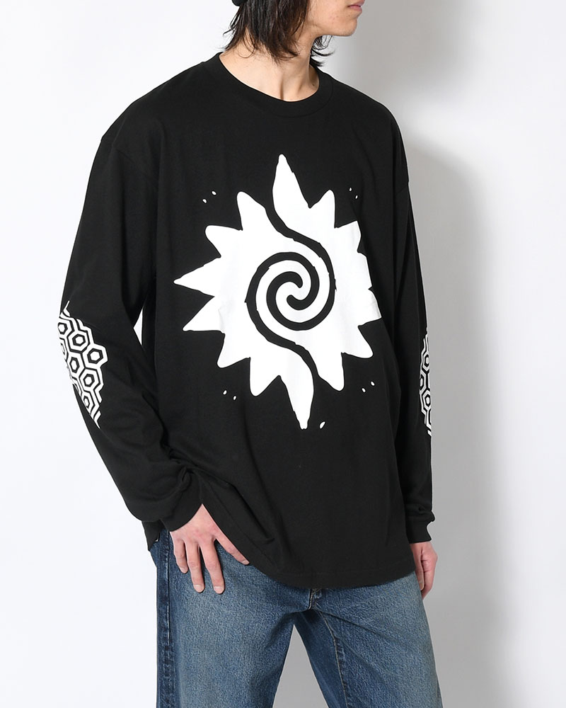 LONG SLEEVE TEE BY TOMAS -BLACK-