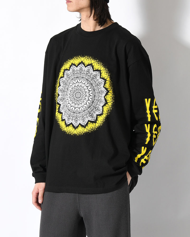 LONG SLEEVE TEE BY YAS -BLACK-