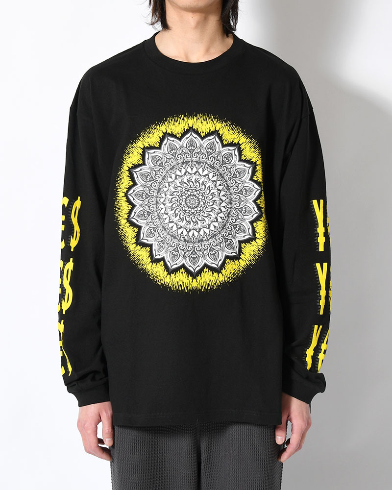 LONG SLEEVE TEE BY YAS -BLACK-