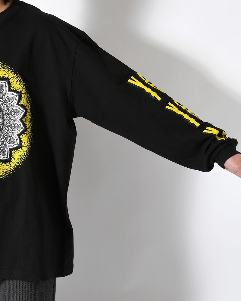 LONG SLEEVE TEE BY YAS -BLACK-