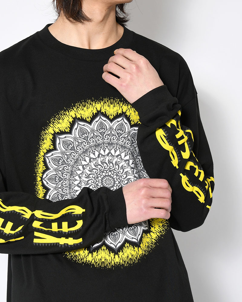 LONG SLEEVE TEE BY YAS -BLACK-