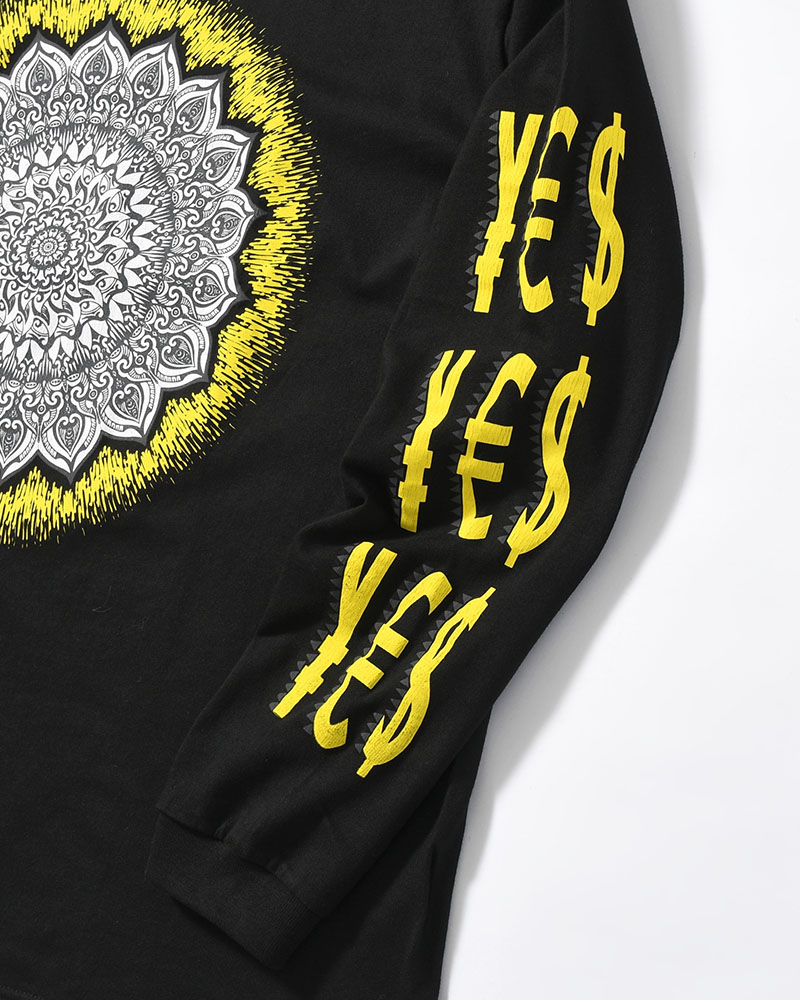 LONG SLEEVE TEE BY YAS -BLACK-