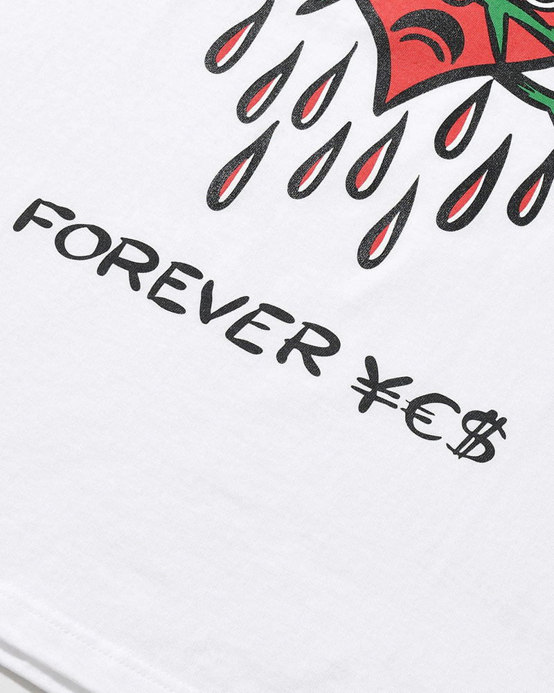 HEART SS TEE BY MEGU -WHITE-