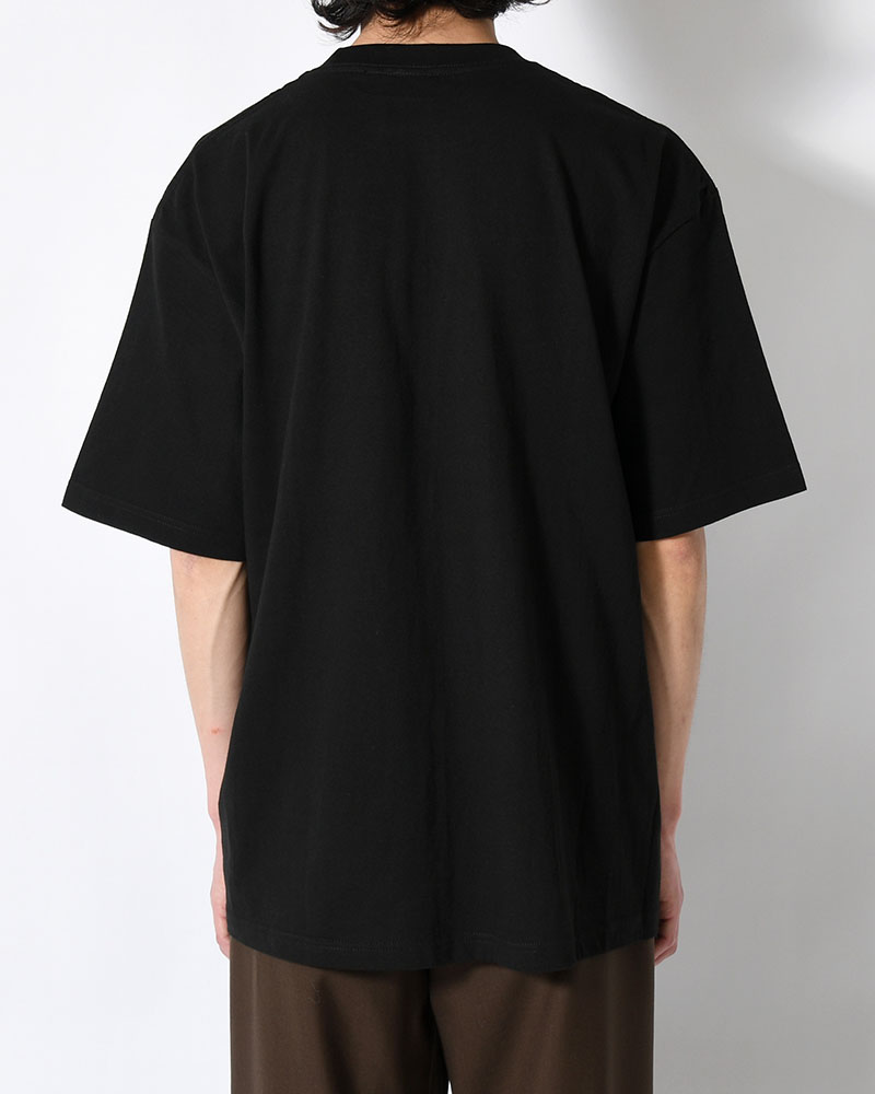 TOMAS SS TEE -BLACK-