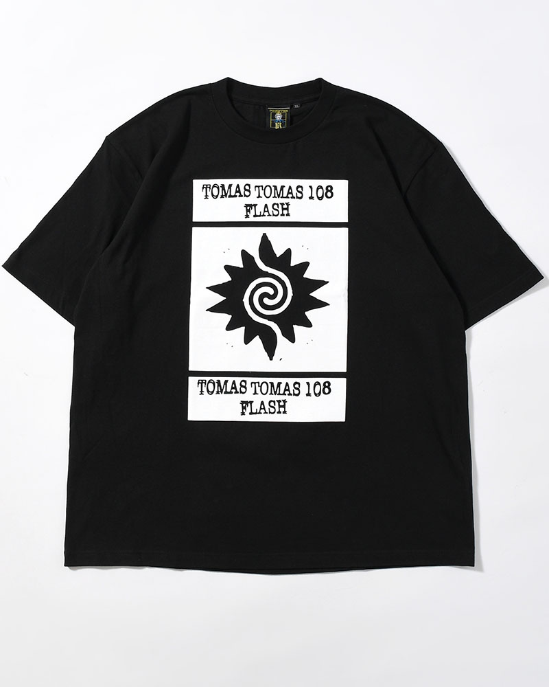 TOMAS SS TEE -BLACK-