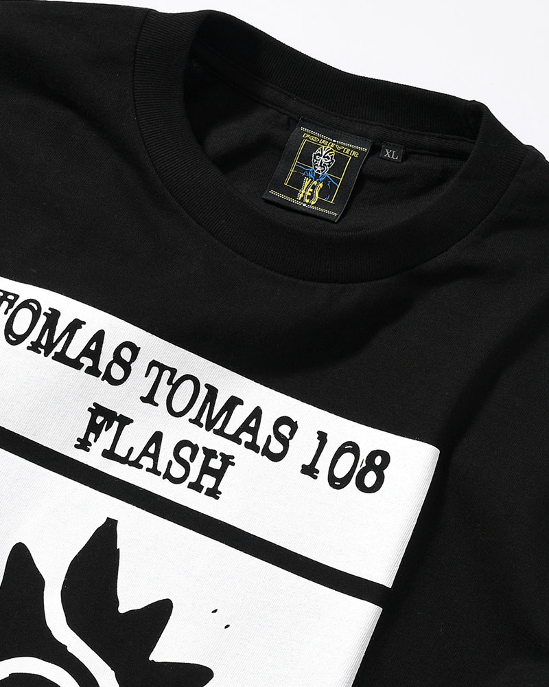 TOMAS SS TEE -BLACK-