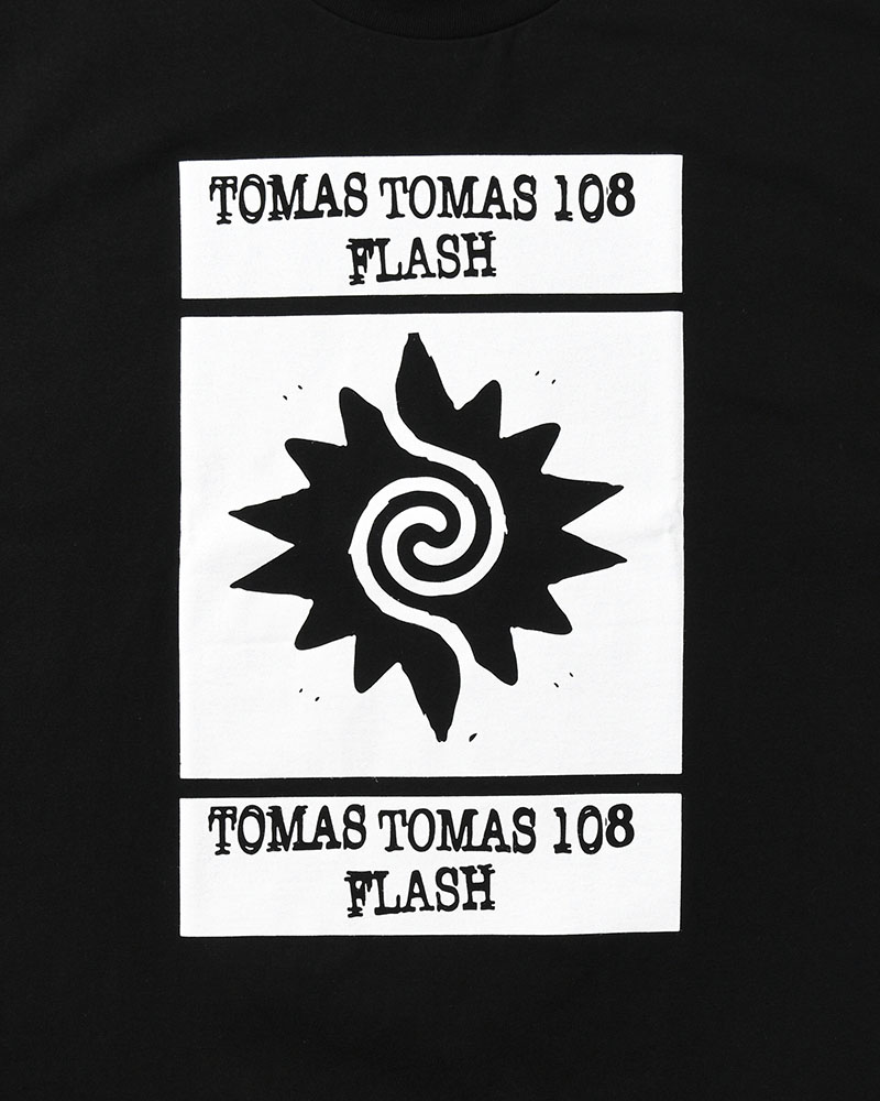 TOMAS SS TEE -BLACK-