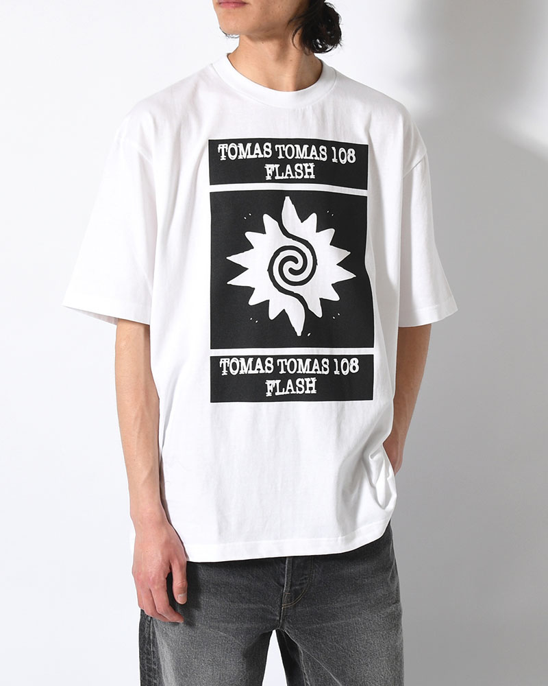 TOMAS SS TEE -WHITE-