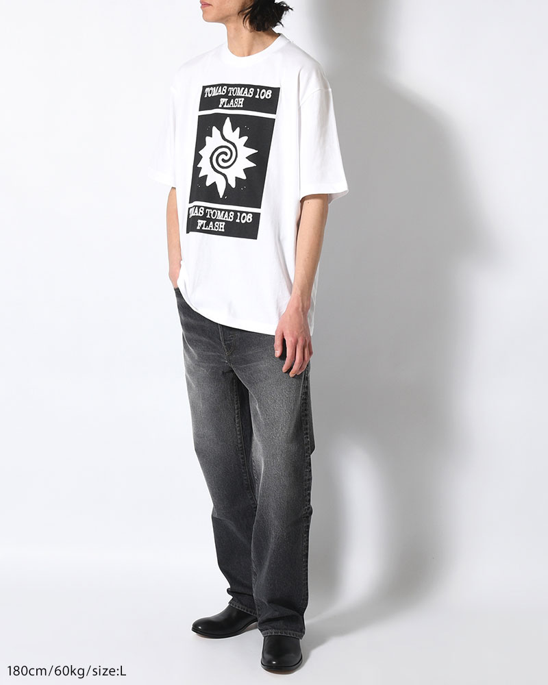 TOMAS SS TEE -WHITE-