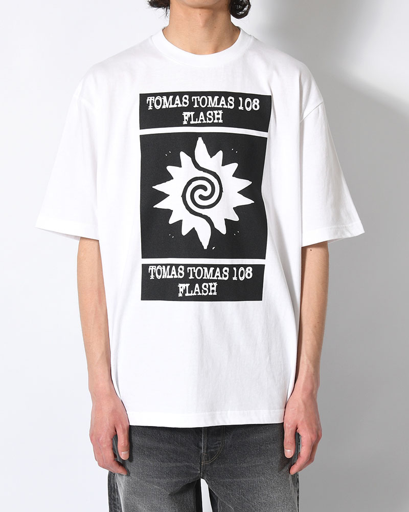 TOMAS SS TEE -WHITE-