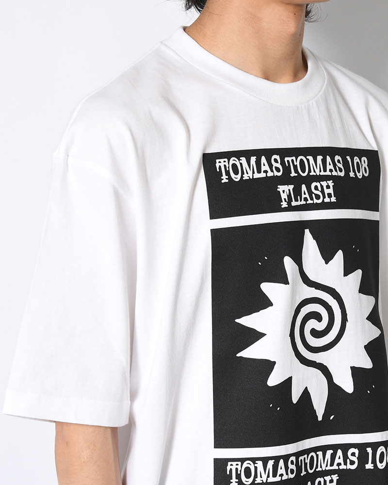 TOMAS SS TEE -WHITE-