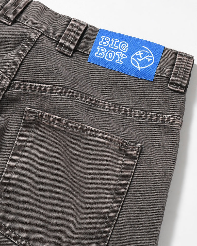 BIG BOY PANTS -WASHED GREY-
