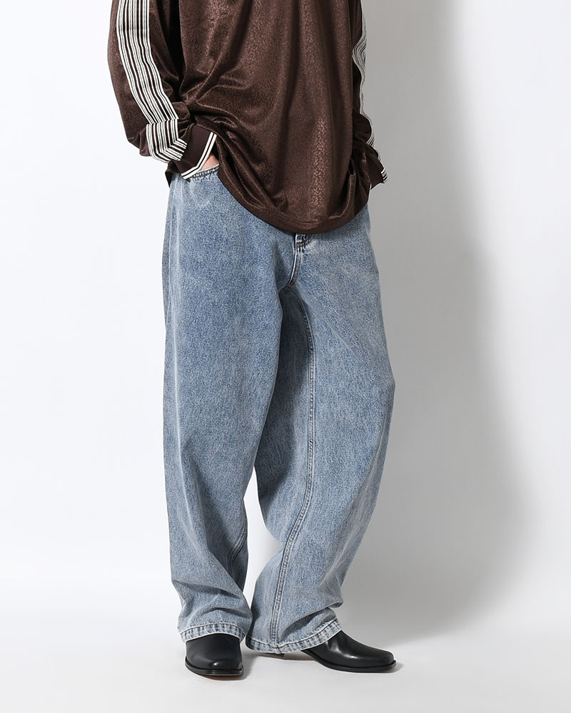 BIG BOY PANTS -HEAVY WASHED BLUE-