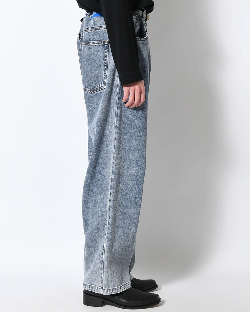 BIG BOY PANTS -HEAVY WASHED BLUE-