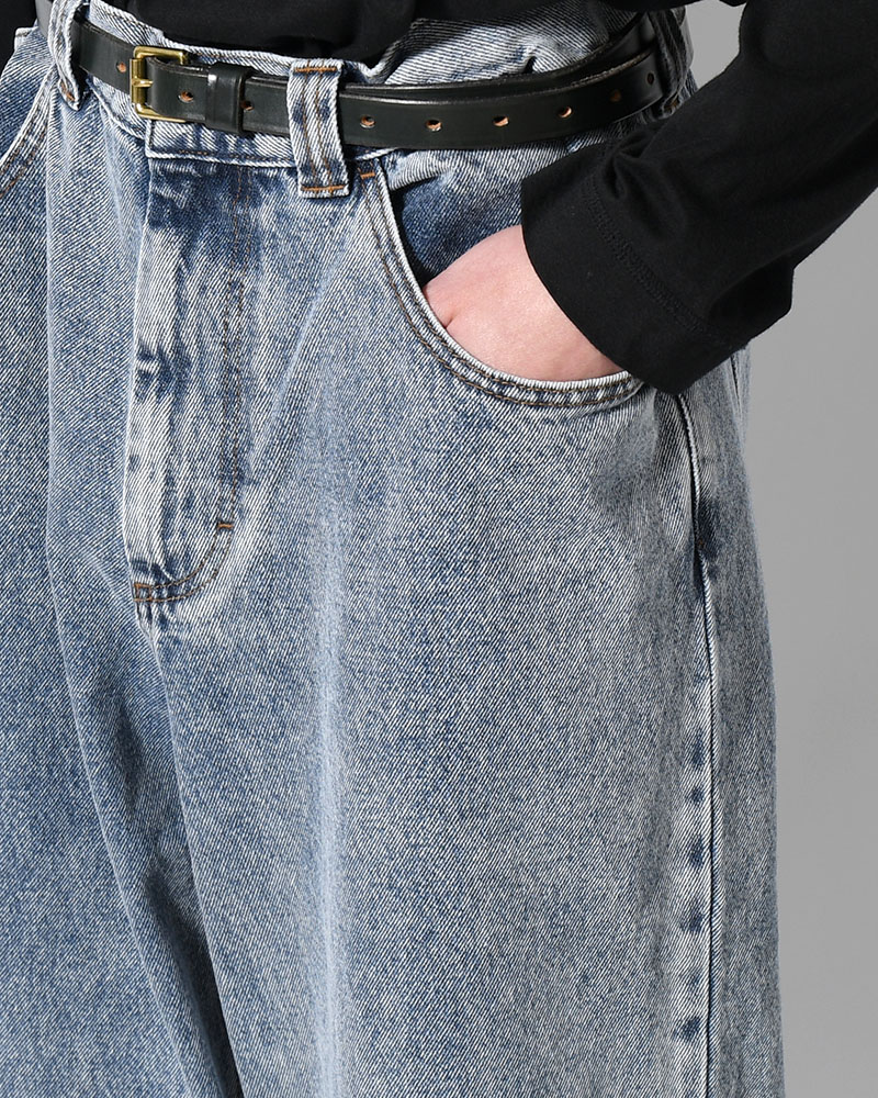 BIG BOY PANTS -HEAVY WASHED BLUE-